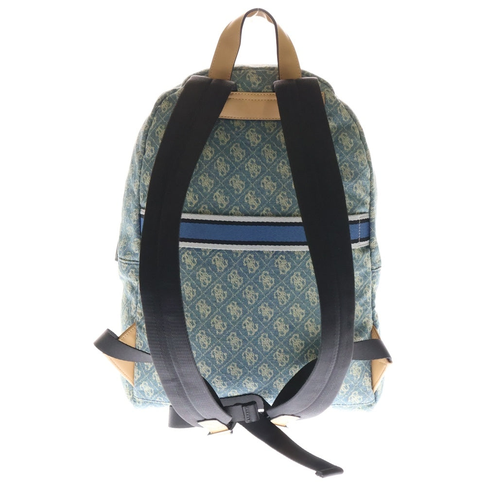 GUESS(ゲス) STRAVE Compact Backpack コンパクトバッグ デニム 総柄 バックパック リュック インディゴ HMVEJAP3211
