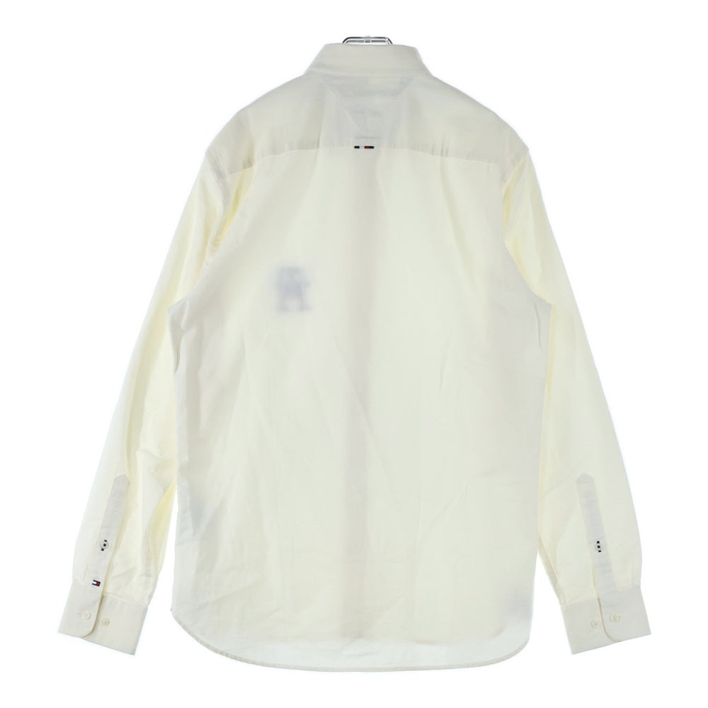 TOMMY HILFIGER(トミーヒルフィガー) TH Monogram Regular Fit Oxford Shirt THロゴ モノグラム 長袖シャツ ホワイト MW0MW28430