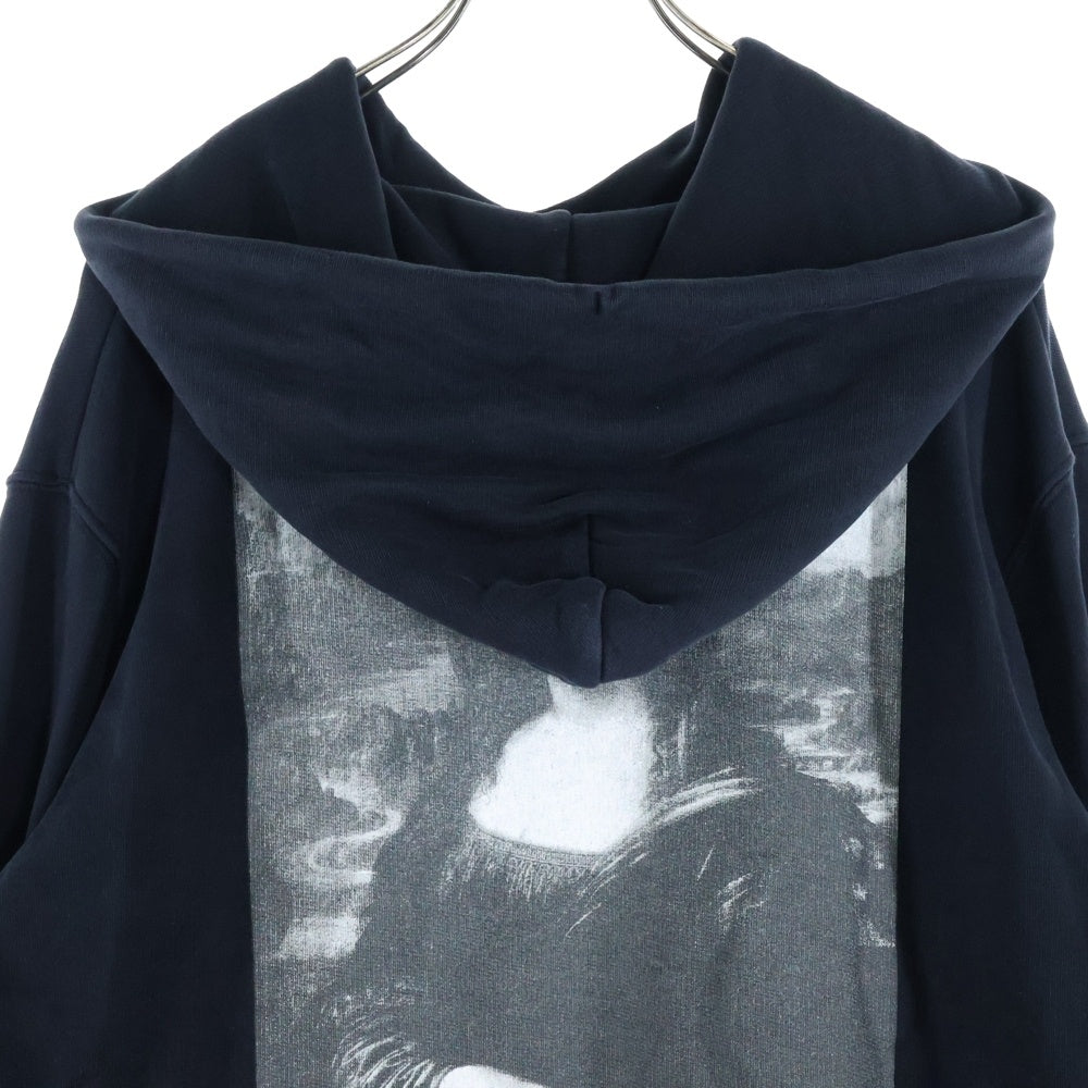 OFF-WHITE(オフホワイト) 19SS フロントモナリザプリント プルオーバーパーカー ブラック OMBB034S19003005