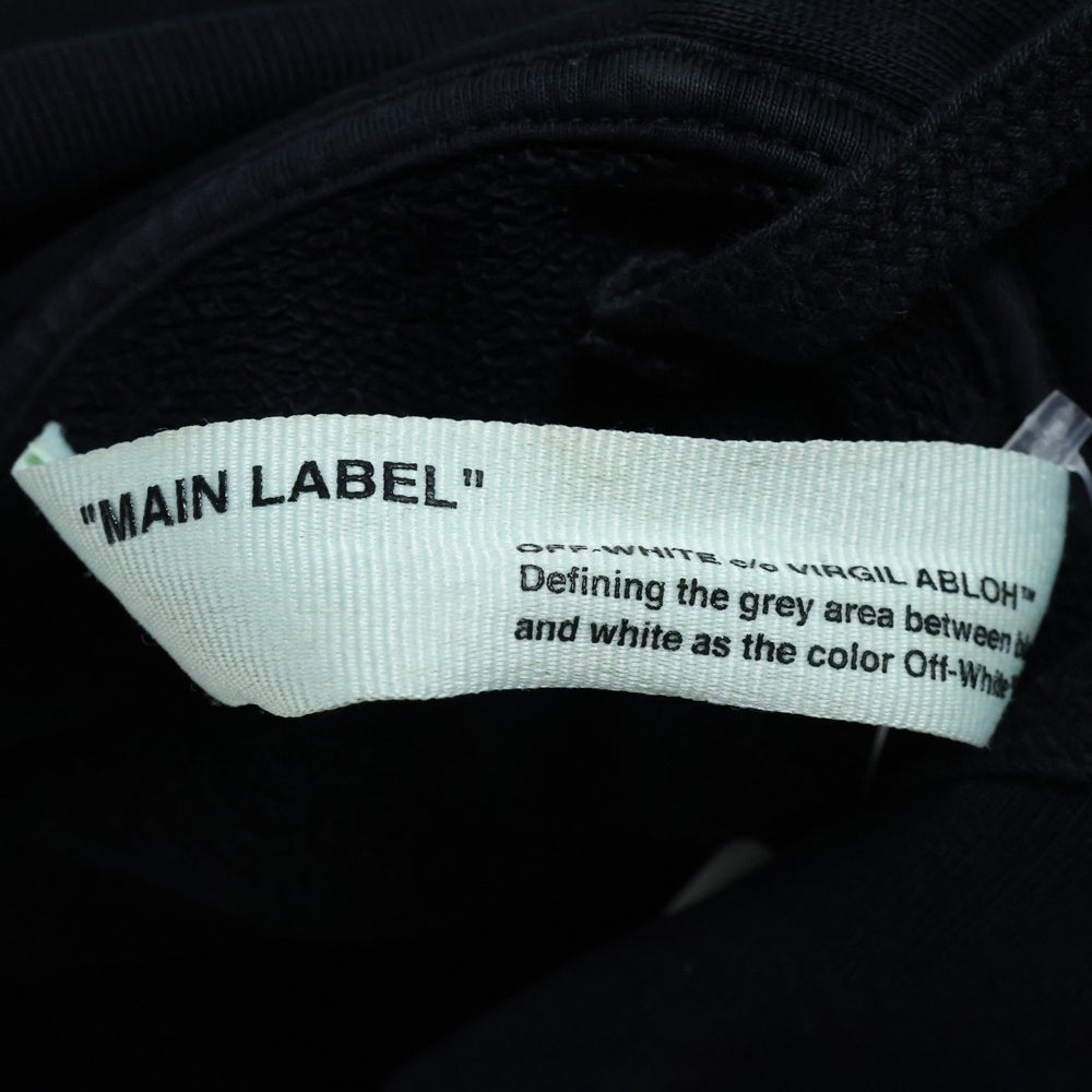 OFF-WHITE(オフホワイト) 19SS フロントモナリザプリント プルオーバーパーカー ブラック OMBB034S19003005