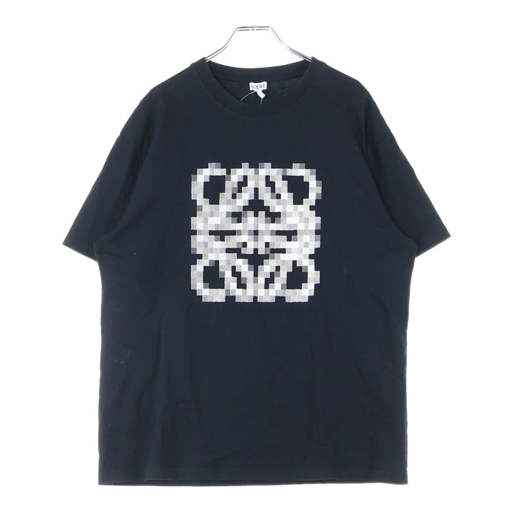 LOEWE(ロエベ) ピクセルアナグラム フロント刺繍 カットソー クルーネックTシャツ H526Y22XAD