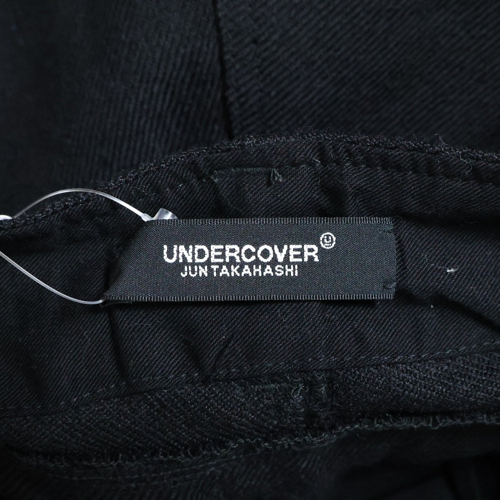 UNDERCOVER(アンダーカバー) 23AW ビーズ装飾 ウールカーゴパンツ ブラック UC2C4513