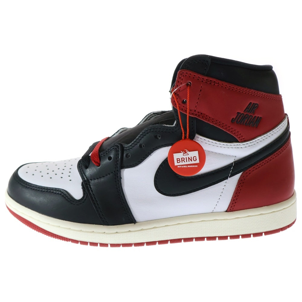 NIKE(ナイキ) AIR JORDAN 1 RETRO HIGH OG エア ジョーダン 1 レトロ ハイカットスニーカー ホワイト/ブラック/レッド US8.5/26.5cm DZ5485-106