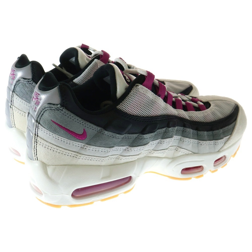 NIKE SB(ナイキエスビー) AIR MAX 95 SUMMIT WHITE CACTUS FLOWER エアマックス95 サミットホワイト カクタスフラワー ローカットスニーカー ホワイト/パープル US9/27cm HF7545-100