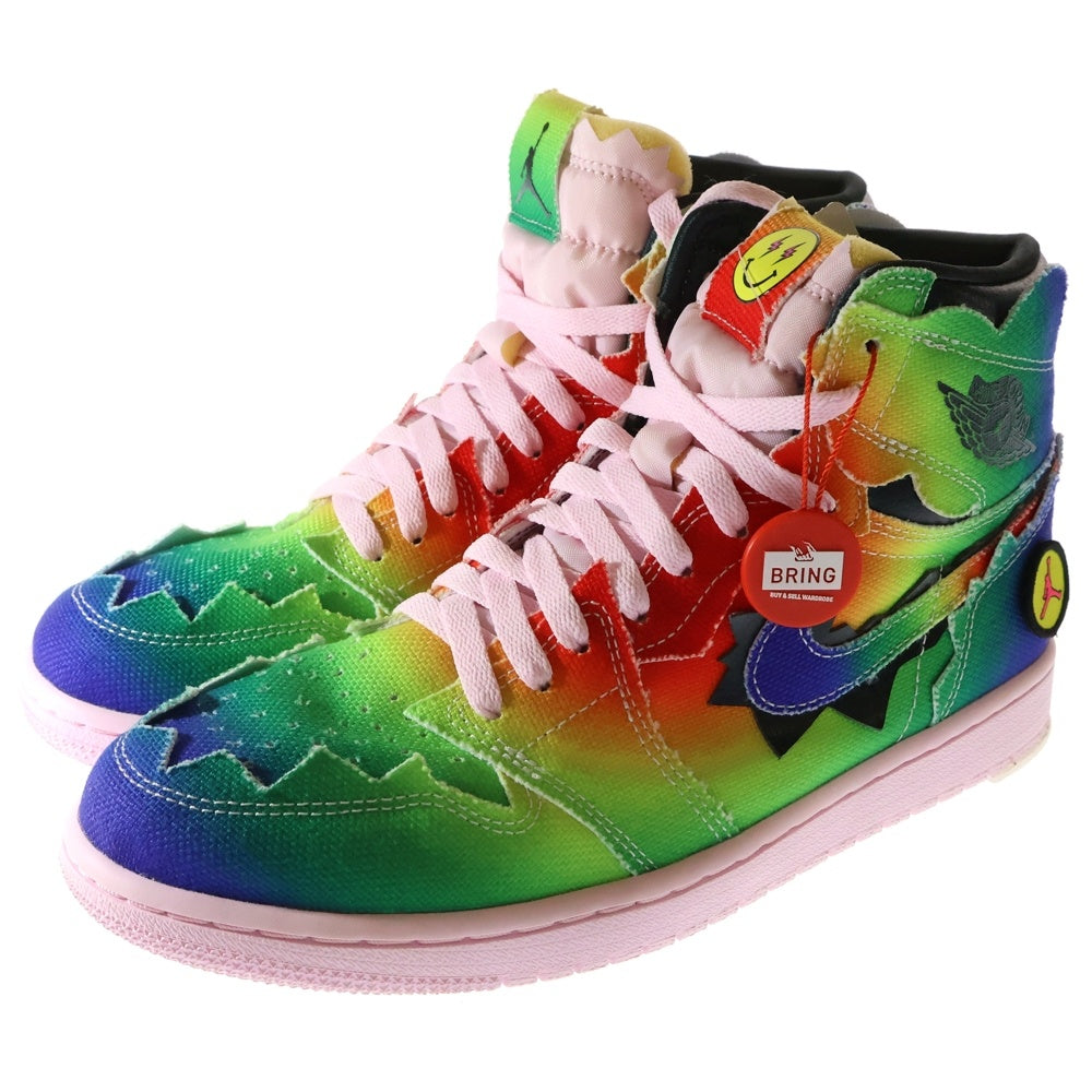 NIKE(ナイキ) ×J BALVIN AIR JORDAN 1 HIGH OG RAINBOW ×Jバルビン エアジョーダン1 ハイ OG レインボー ハイカットスニーカー マルチカラー US9/27cm DC3481-900