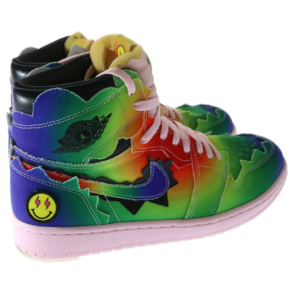 NIKE(ナイキ) ×J BALVIN AIR JORDAN 1 HIGH OG RAINBOW ×Jバルビン エアジョーダン1 ハイ OG レインボー ハイカットスニーカー マルチカラー US9/27cm DC3481-900