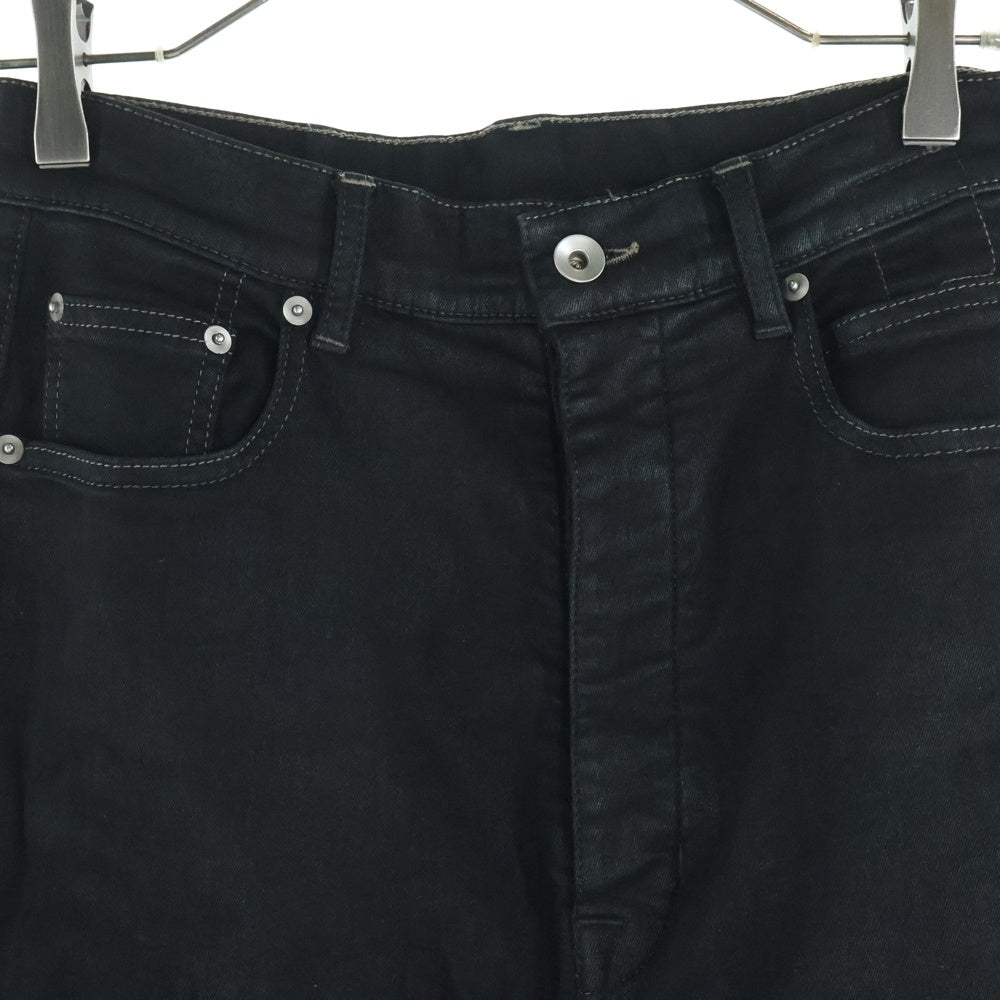 Rick Owens(リックオウエンス) Bolan Banana ボラン バナナ ジップアップパンツ ブーツカットパンツ ブラック DU02B4363-SBB