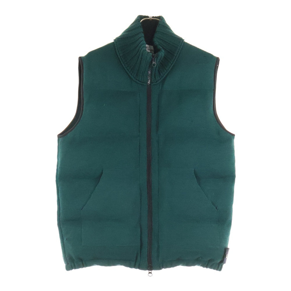 STONE ISLAND(ストーンアイランド) ダウンベスト ウール 裾ロゴワッペン グリーン 5915591A1