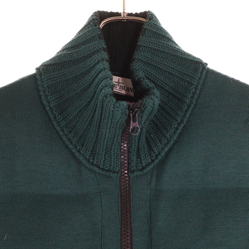 STONE ISLAND(ストーンアイランド) ダウンベスト ウール 裾ロゴワッペン グリーン 5915591A1