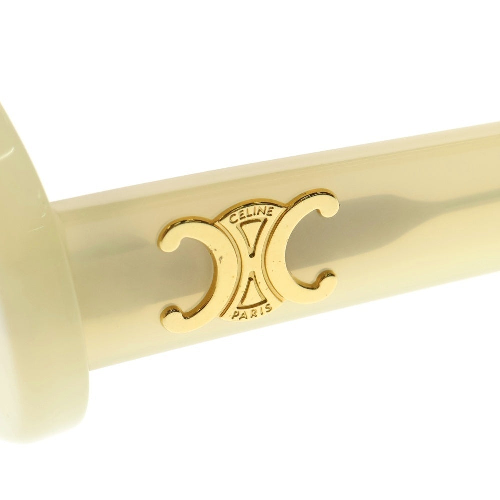 CELINE(セリーヌ) CL40194U トリオンフテンプル オーバルフレーム サングラス メガネ 眼鏡 ベージュ