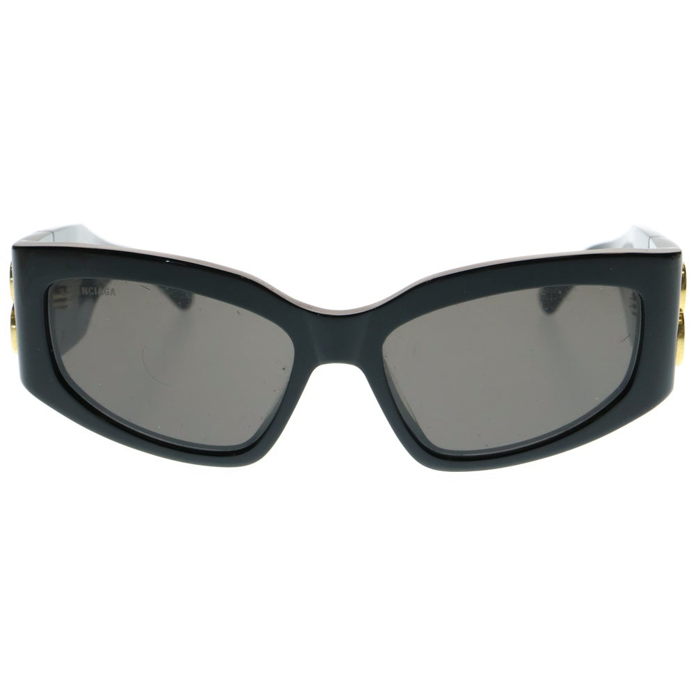 BALENCIAGA(バレンシアガ) サイドBBロゴ キャット スクエアフレーム サングラス BB0321S