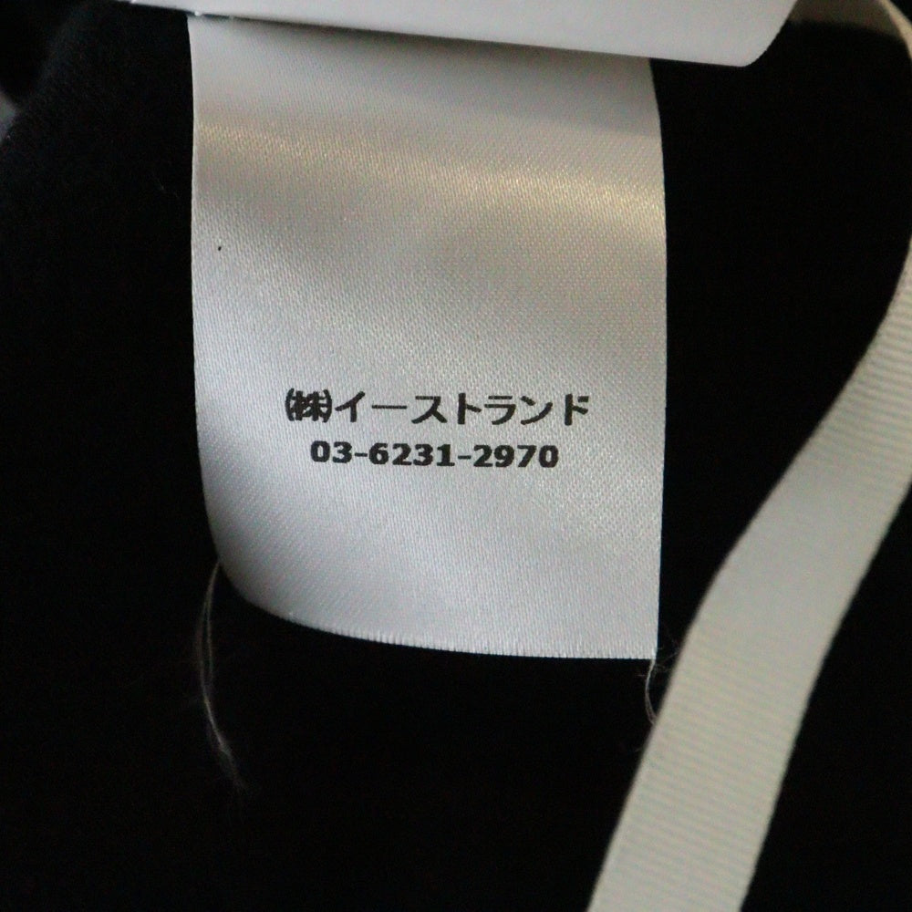 OFF-WHITE(オフホワイト) Longsleeve With Logo Print 袖プリント クルーネック 長袖Tシャツ ブラック OMAB064C99JER001