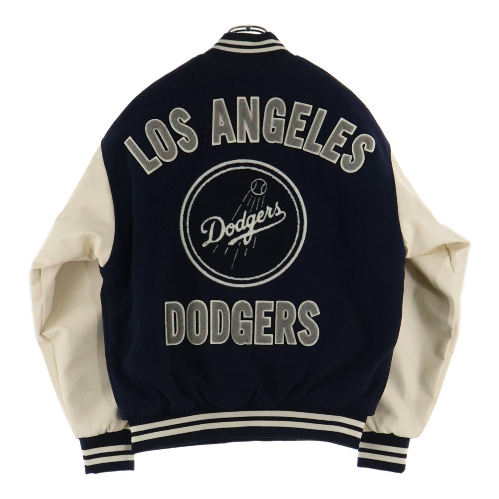NEW ERA(ニューエラ) MLB VASITY JK ヴァーシティジャケット ロサンゼルス ドジャース スタジアムジャケット ネイビー/ホワイト 13803133