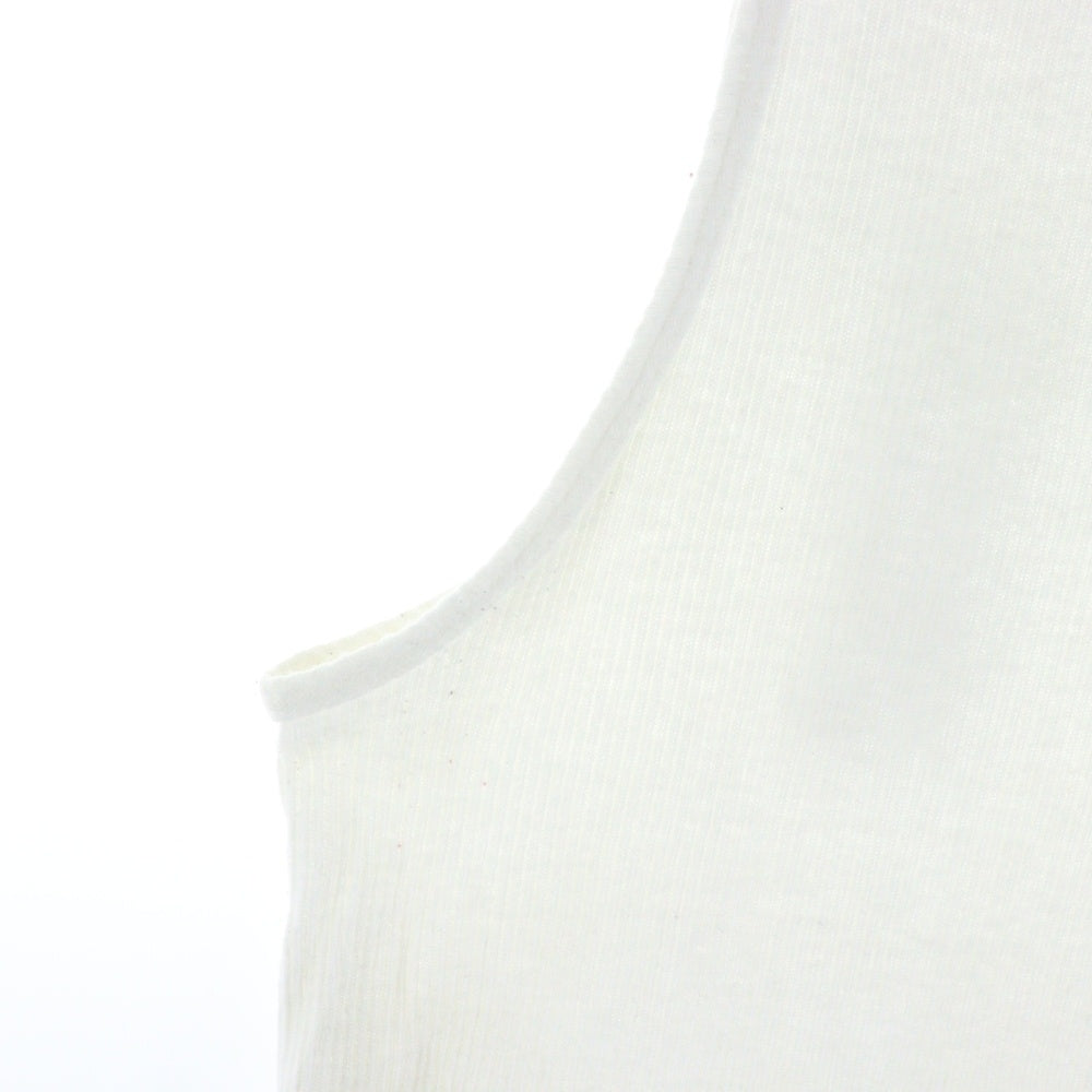 CHROME HEARTS(クロムハーツ) VERTICAL SIDE LOGO TANK TOP ヴァーティカル サイドロゴ タンクトップ ホワイト