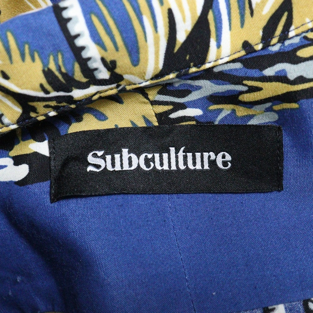 SUBCULTURE(サブカルチャー) 総柄 アロハシャツ オープン半袖シャツ マルチカラー SCSH-S2301