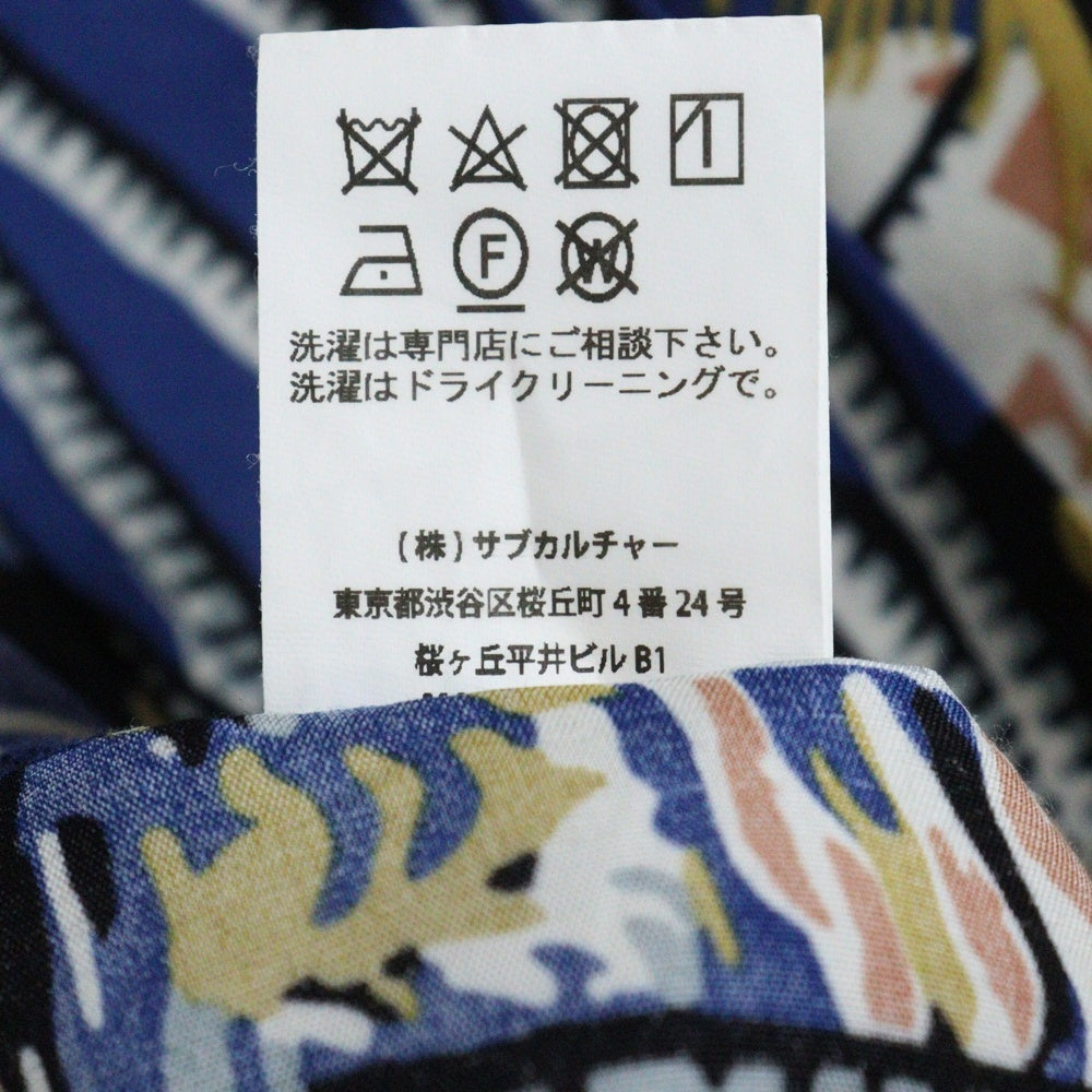 SUBCULTURE(サブカルチャー) 総柄 アロハシャツ オープン半袖シャツ マルチカラー SCSH-S2301