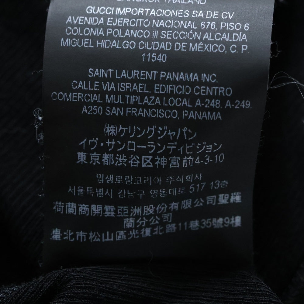 SAINT LAURENT PARIS(サンローランパリ) レーヨン タンクトップ ブラック 691172 YB2OZ