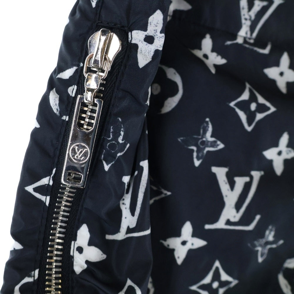 LOUIS VUITTON(ルイヴィトン) 20SS モノグラム総柄 ナイロン ショートパンツ ブラック レディース RW201W DFU FIPA12