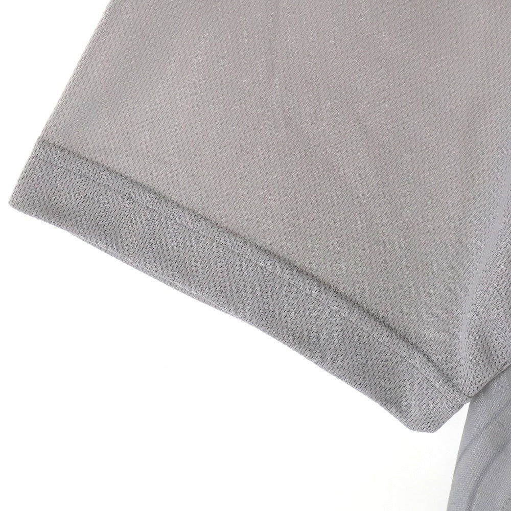 Acne Studios(アクネ ストゥディオズ) ×Kappa RUBBER LOGO MESH TEE カッパ ラバー ロゴ クルーネック 半袖カットソー グレー SP-UK-TSHI000045