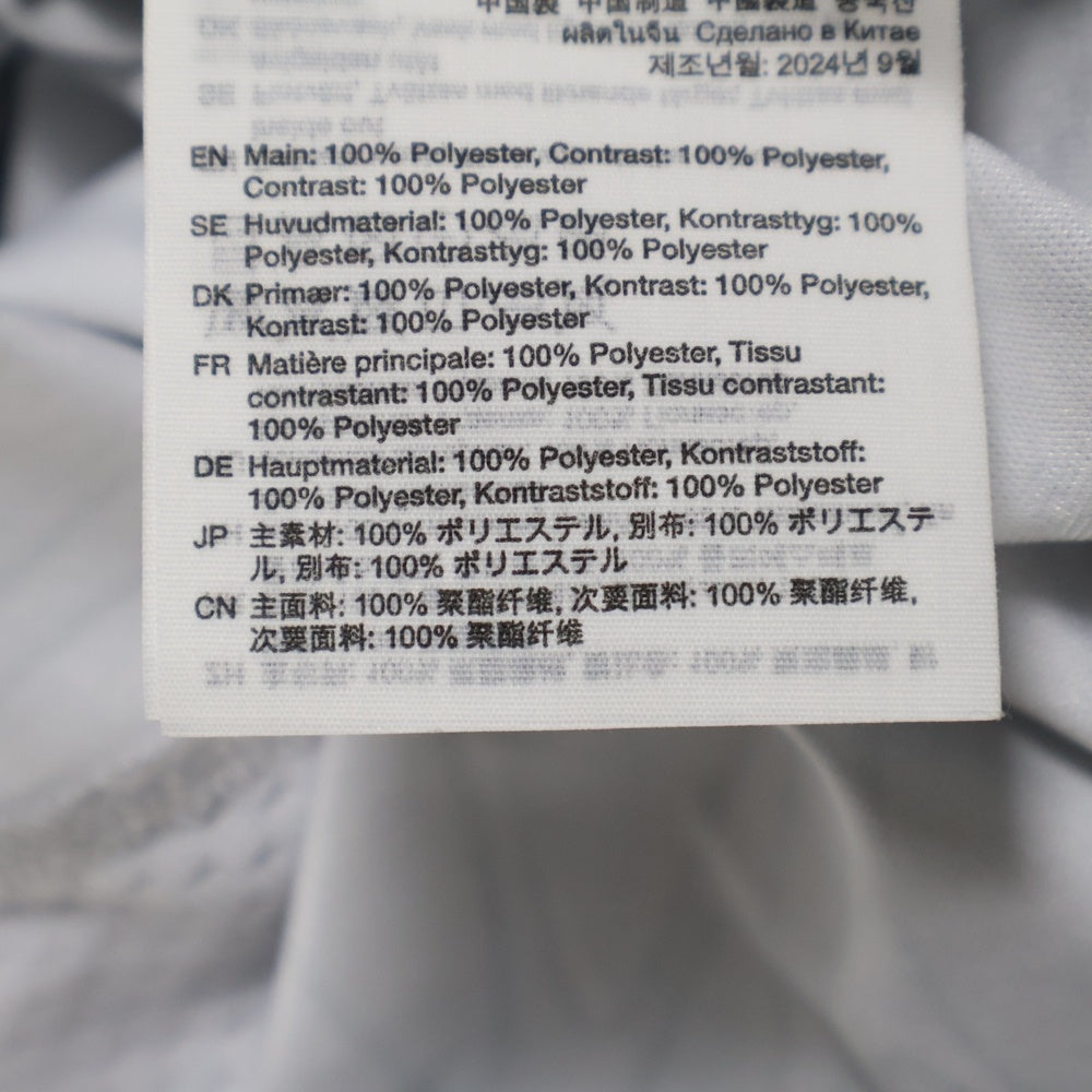 Acne Studios(アクネ ストゥディオズ) ×Kappa RUBBER LOGO MESH TEE カッパ ラバー ロゴ クルーネック 半袖カットソー グレー SP-UK-TSHI000045