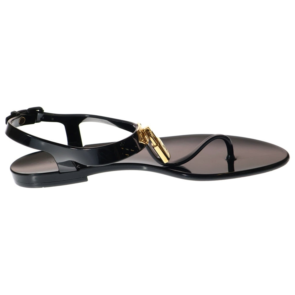 LOUIS VUITTON(ルイヴィトン) ビキニライン ラバーフラットサンダル ブラック レディース 1A9QX5