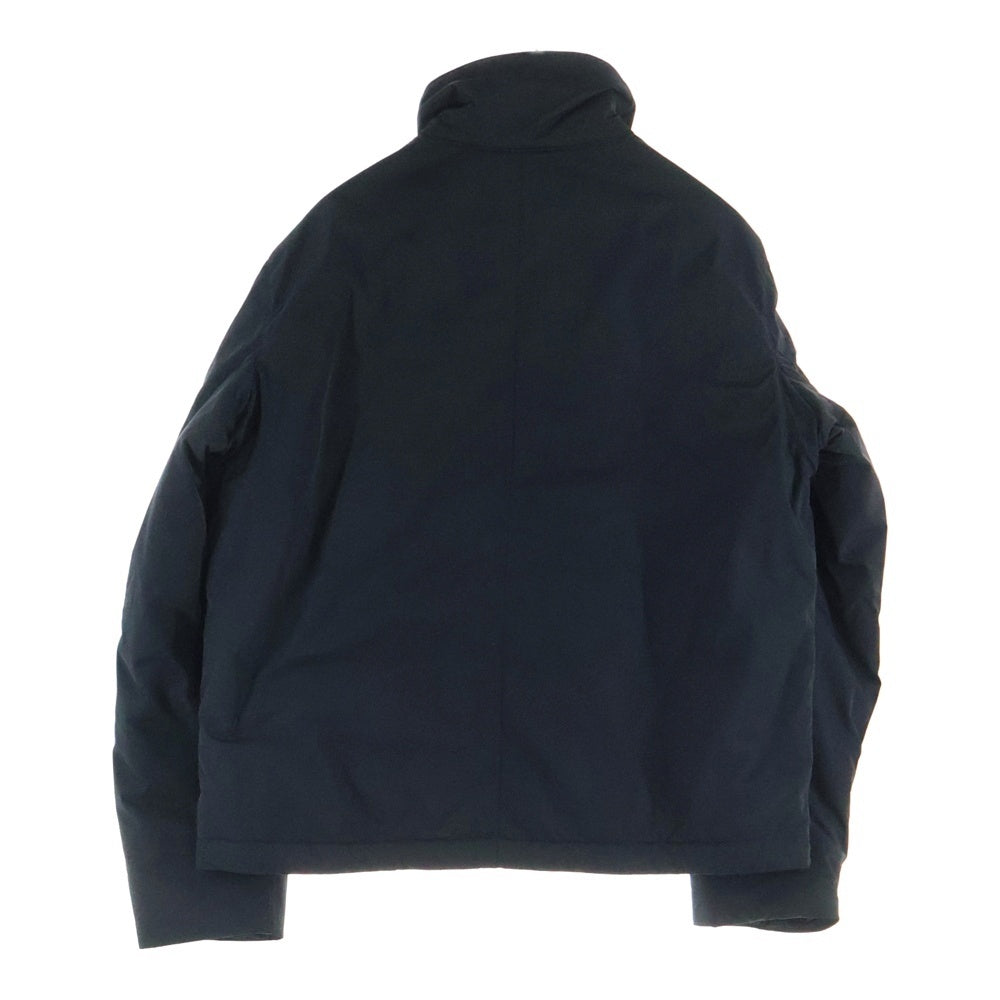 STONE ISLAND(ストーンアイランド) MICRO TWILL マイクロツイル 袖ロゴワッペン ハイネック ジャケット ブラック K2S154100048S0026