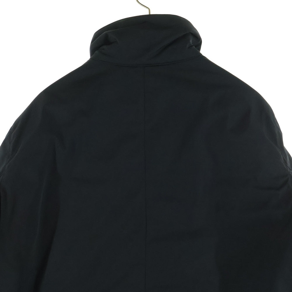 STONE ISLAND(ストーンアイランド) MICRO TWILL マイクロツイル 袖ロゴワッペン ハイネック ジャケット ブラック K2S154100048S0026