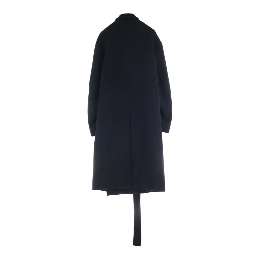 Stein(シュタイン) OVERSIZED LESS COAT オーバーサイズ ウール コート ブラック ST.088