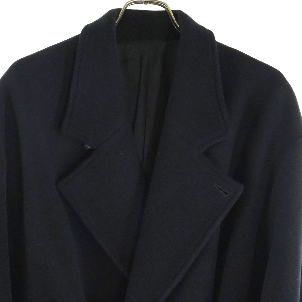 Stein(シュタイン) OVERSIZED LESS COAT オーバーサイズ ウール コート ブラック ST.088