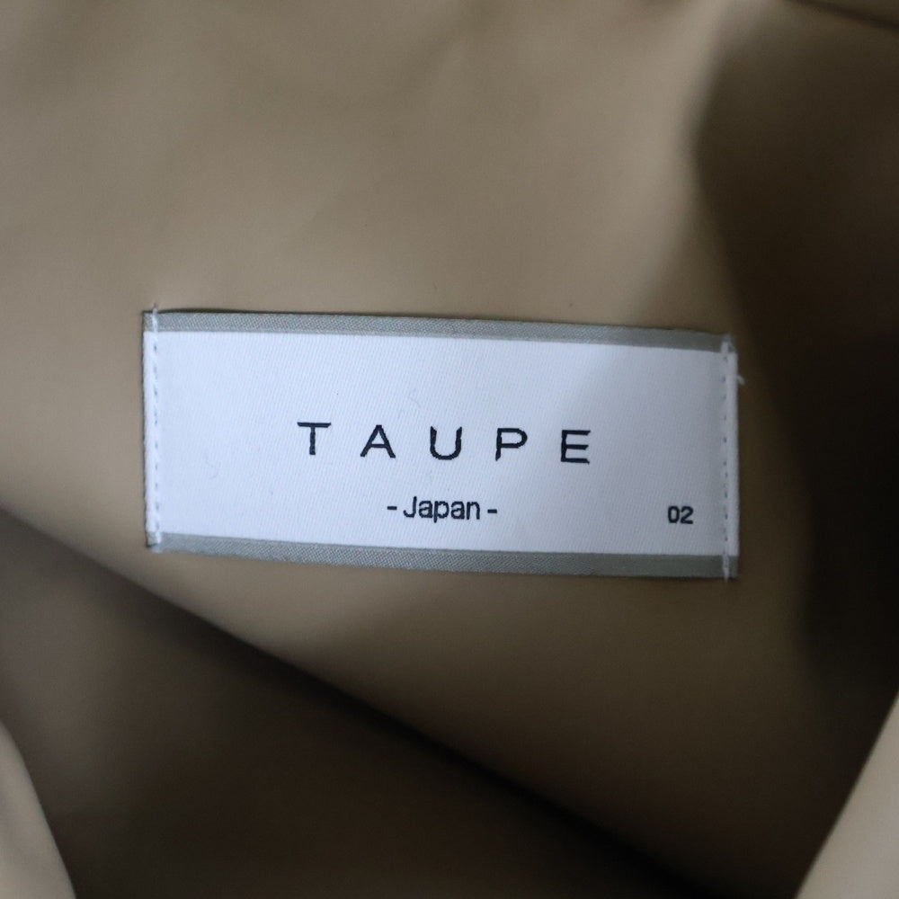 TAUPE(トープ) ポリエステル ボタンフライ オーバーサイズ ジャケット ベージュ TPM23302004
