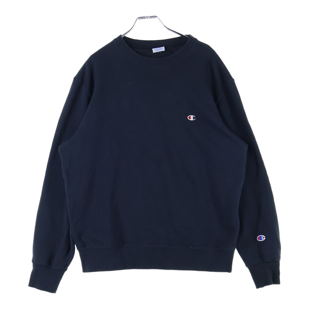 CHAMPION(チャンピオン) スウェット トレーナー 刺繍ロゴ ブラック C3-Y035
