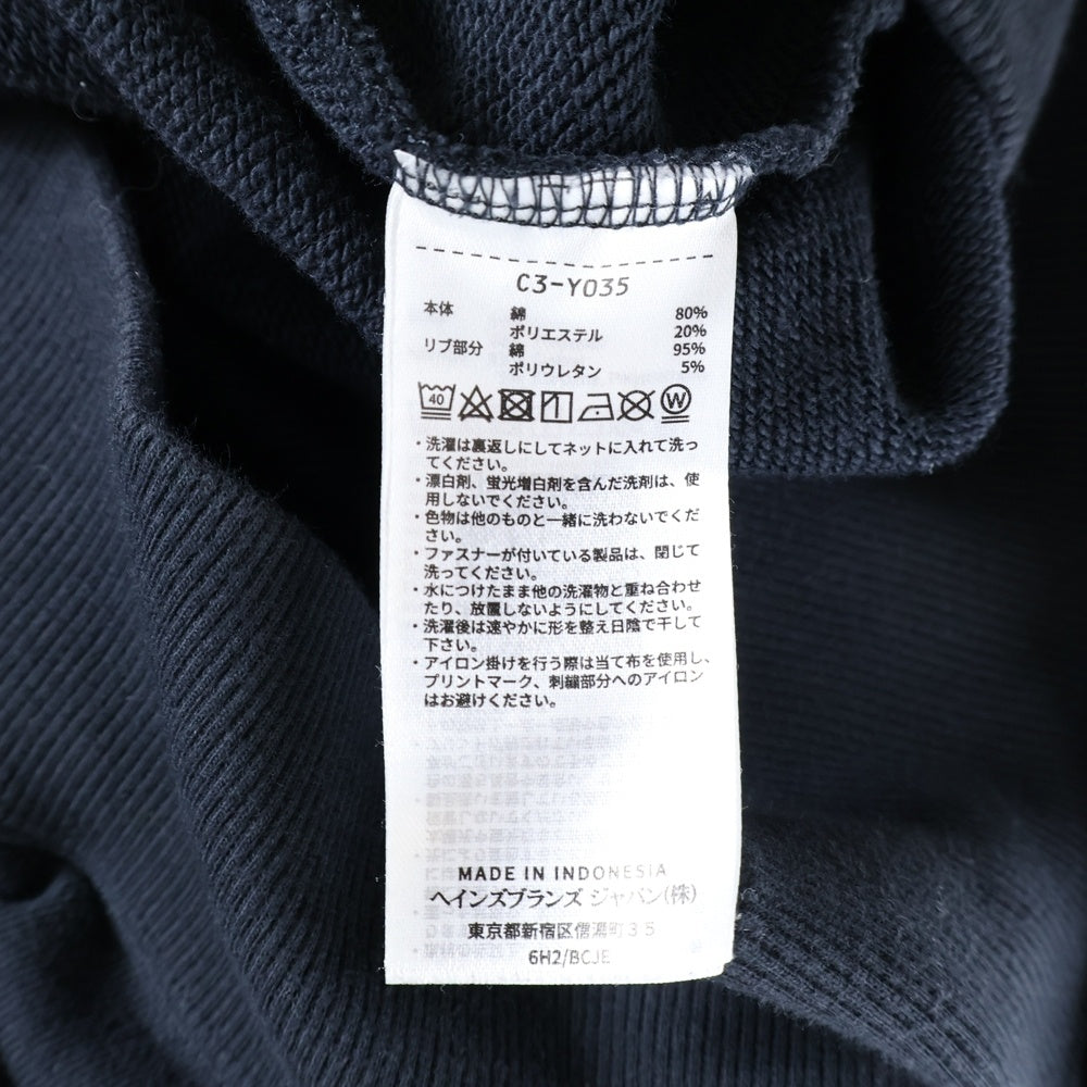 CHAMPION(チャンピオン) スウェット トレーナー 刺繍ロゴ ブラック C3-Y035
