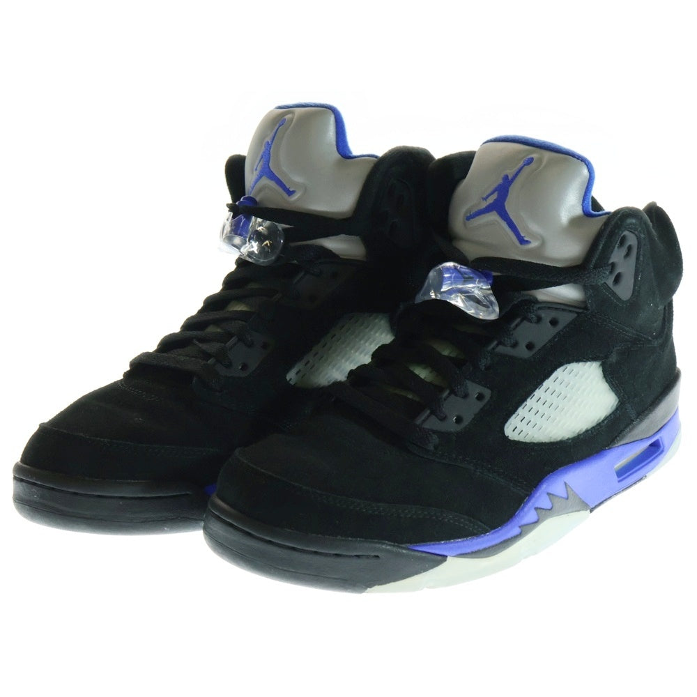 NIKE(ナイキ) AIR JORDAN 5 RETRO RACER BLUE エアジョーダン 5 レーサーブルー ハイカットスニーカー ブラック/ブルー US8.5/26.5cm CT4838-004