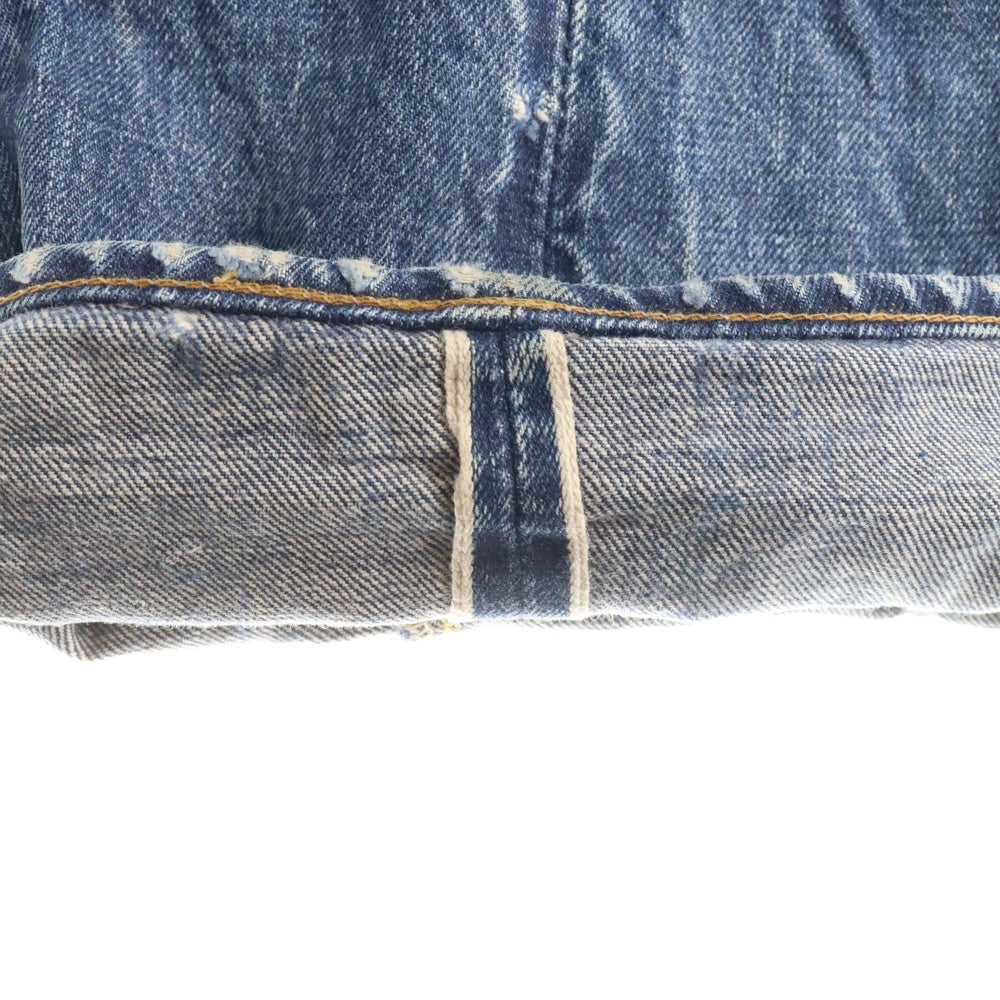 Levi's(リーバイス) 70s 501 ビッグE ボタン裏6 赤耳 不均等V デニムパンツ インディゴ