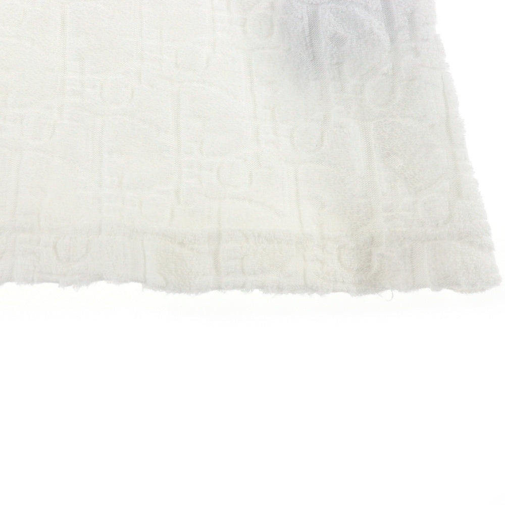 DIOR(ディオール) 21SS オブリーク テリーコットン ジャカード クルーネック 半袖Tシャツ カットソー ホワイト 113J692A0614
