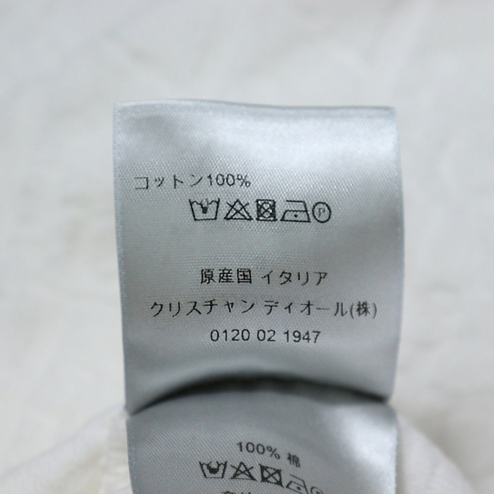 DIOR(ディオール) 21SS オブリーク テリーコットン ジャカード クルーネック 半袖Tシャツ カットソー ホワイト 113J692A0614