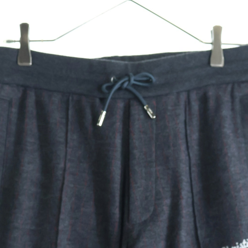 DIOR(ディオール) 22SS atelier sporty trousers 213J130A0663 ロゴ刺繍ストライプトラックパンツ グレー