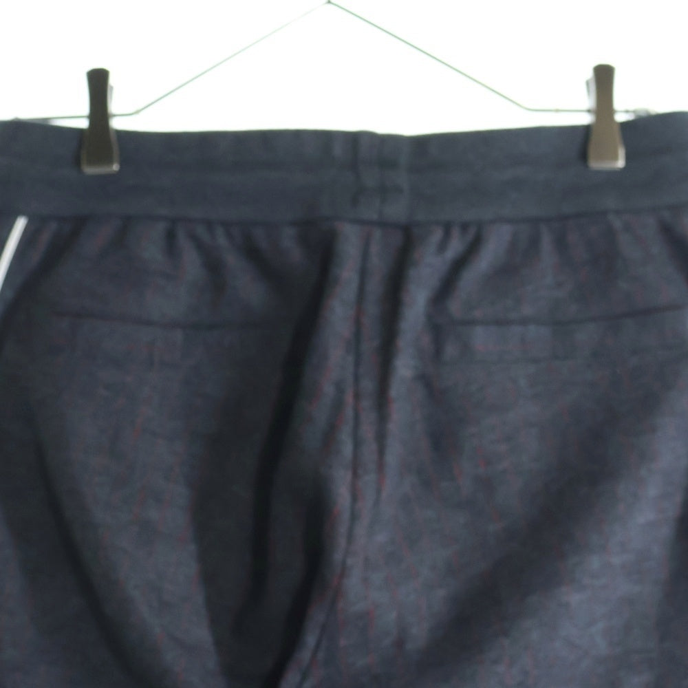 DIOR(ディオール) 22SS atelier sporty trousers 213J130A0663 ロゴ刺繍ストライプトラックパンツ グレー
