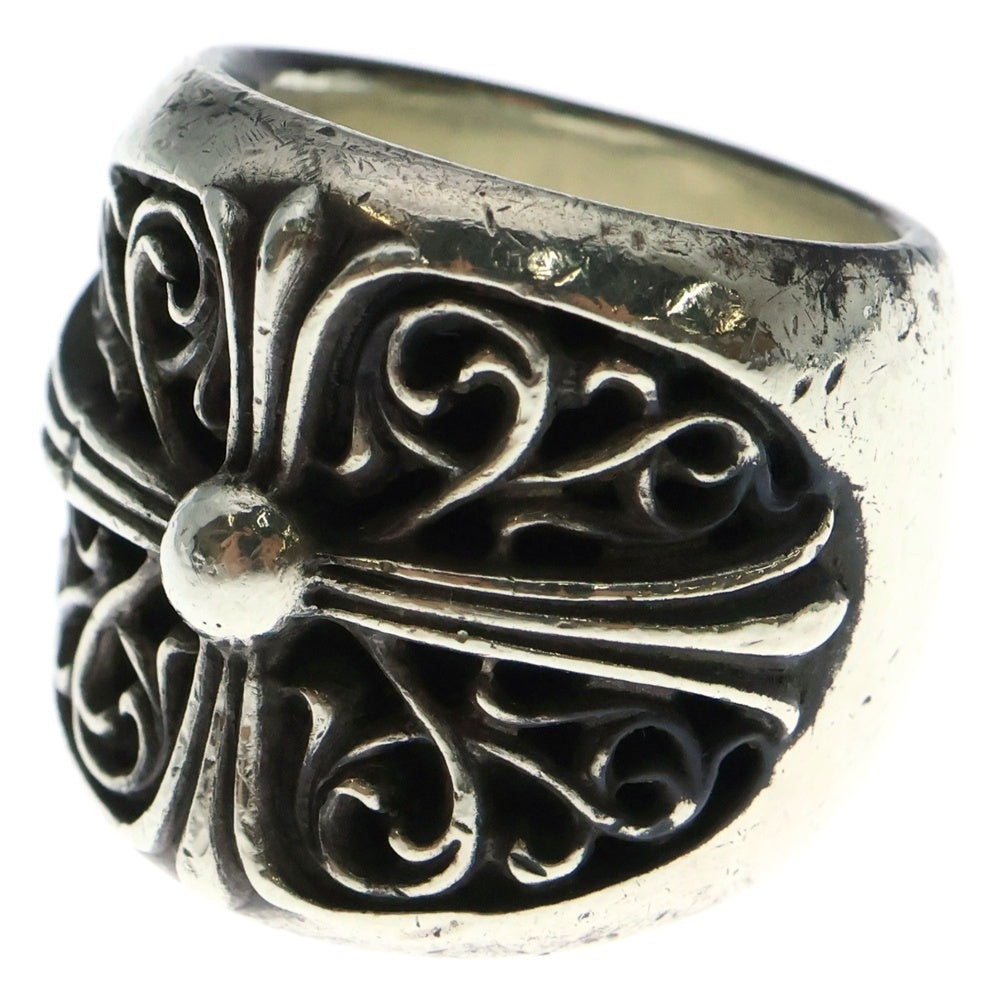 CHROME HEARTS(クロムハーツ) CLASSIC OVAL クラシックオーバルクロス リング シルバー BCA340