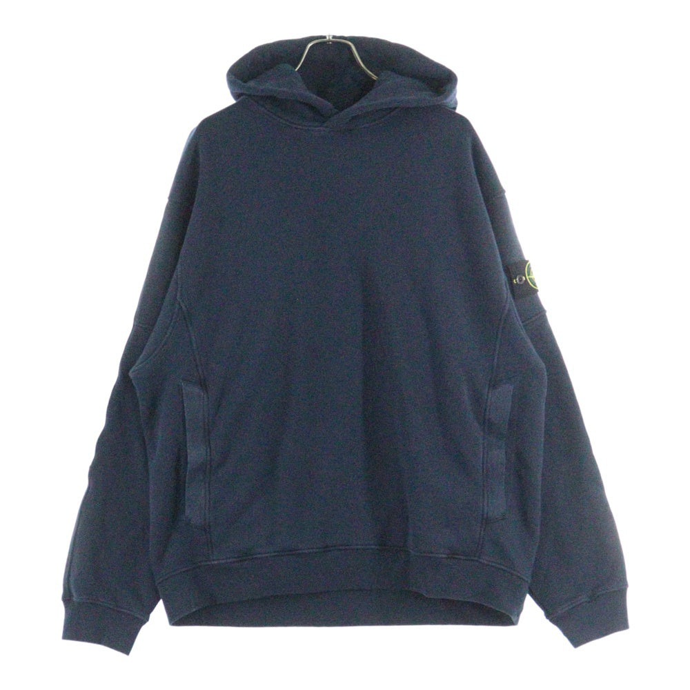 STONE ISLAND(ストーンアイランド) オーバーサイズフィット パーカー プルオーバーパーカー 袖ロゴワッペン ネイビー K1S156100033S0045