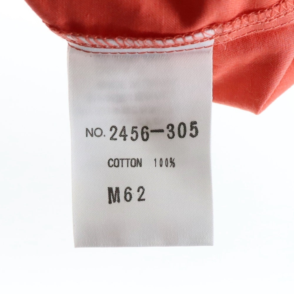 NO BRAND(ノーブランド) mossimo ボタンシャツ 半袖シャツ 胸ポケット オレンジ 2456-305