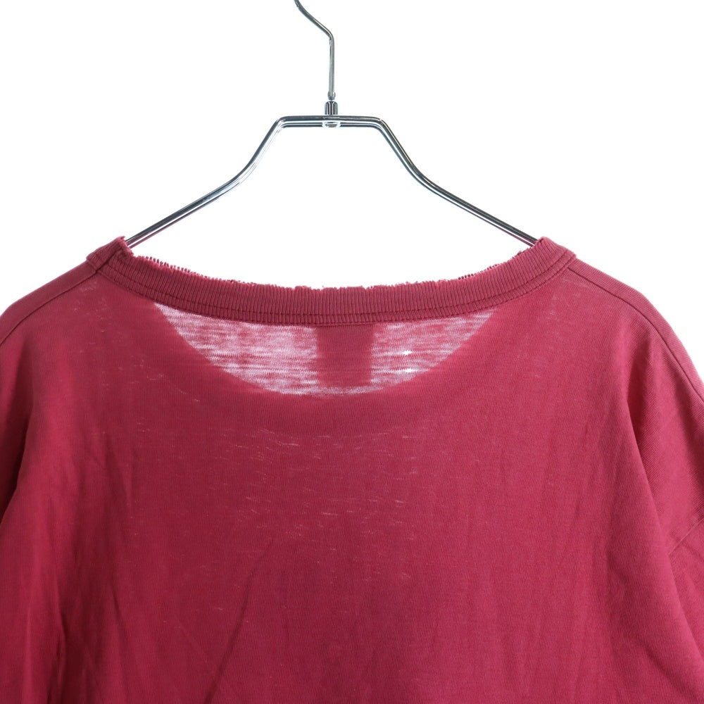 VINTAGE(ヴィンテージ) 00s RUSSELATHLETIC LOUISVILLE TEE ラッセルアスレチックス ルイビル カレッジ Tシャツ クルーネック 半袖カットソー レッド