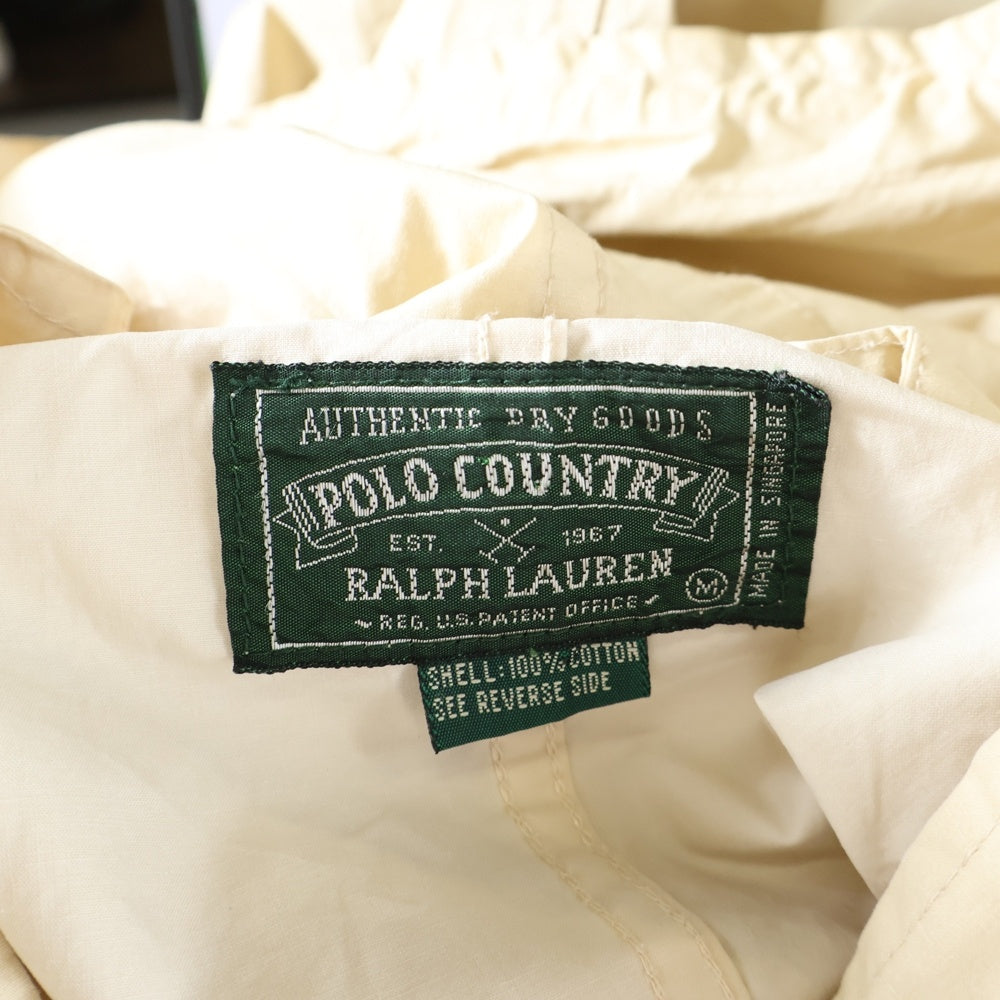 NO BRAND(ノーブランド) 90s POLO COUNTRY レインコート ラルフローレン ロングコート コットン ベージュ