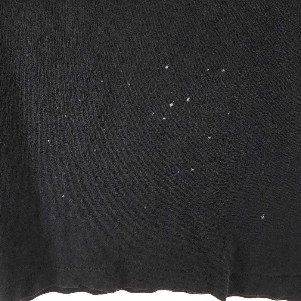 VINTAGE(ヴィンテージ) 90s HARD ROCK CAFE LASVEGAS ハードロックカフェ ラスベガス トランプ 半袖カットソー Tシャツ クルーネック ブラック