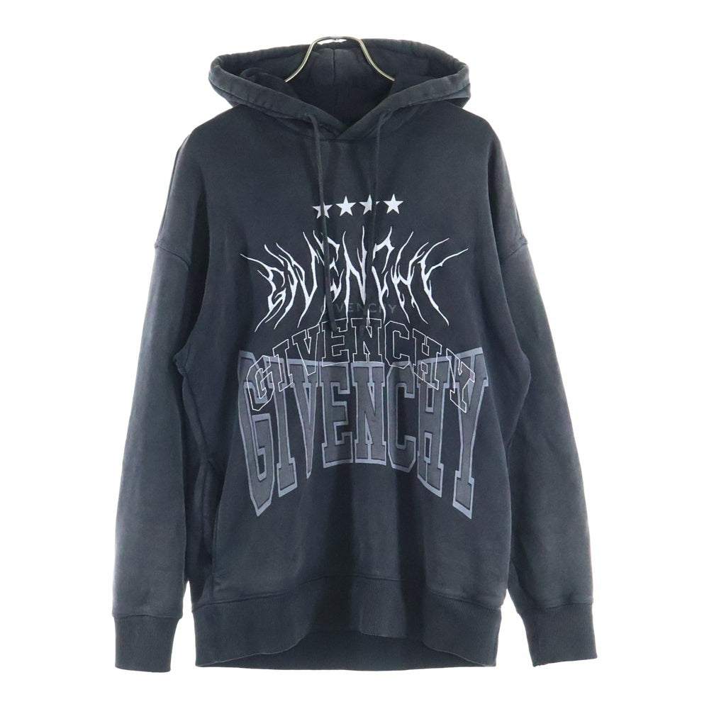 GIVENCHY(ジバンシィ) オーバーラップエフェクトロゴ エンブロイダリー ドロー ストリング フーディ BMJ0J63Y7X