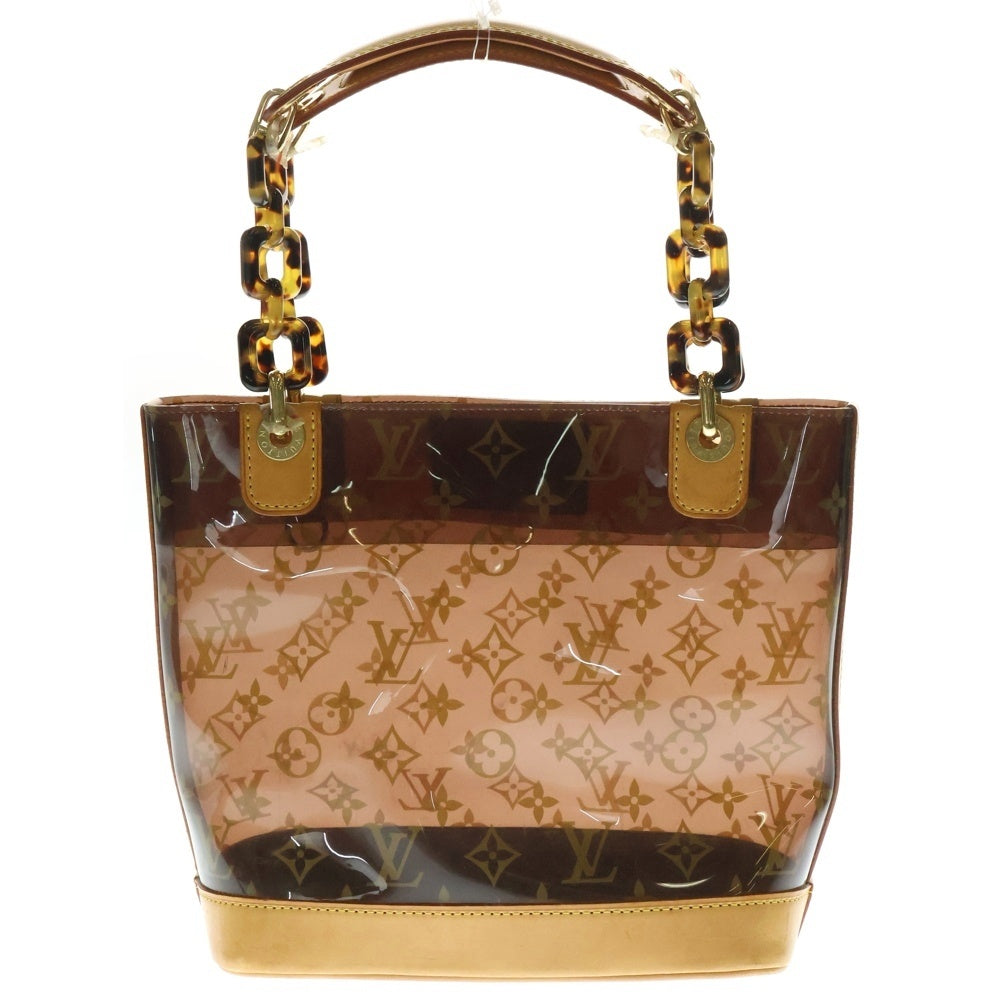 LOUIS VUITTON(ルイヴィトン) モノグラム カバ アンブル ビニール ハンドルバッグ ハンドバッグ ブラウン M92502