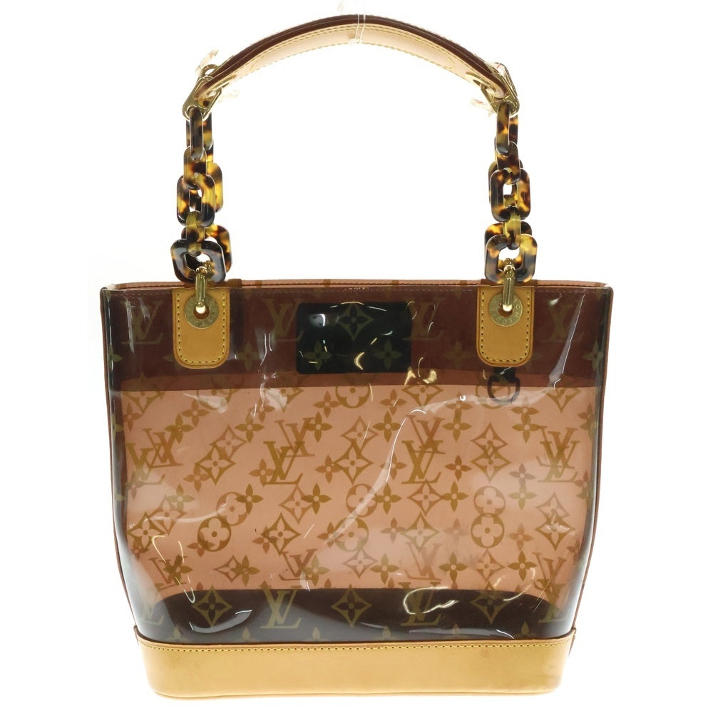 LOUIS VUITTON(ルイヴィトン) モノグラム カバ アンブル ビニール ハンドルバッグ ハンドバッグ ブラウン M92502