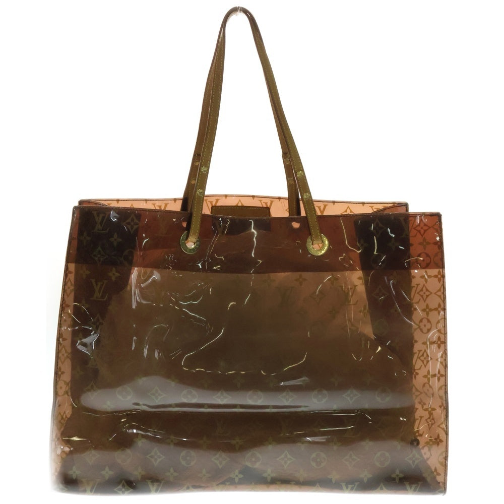 LOUIS VUITTON(ルイヴィトン) モノグラム カバ クルーズ ビニール トートバッグ ブラウン M50500