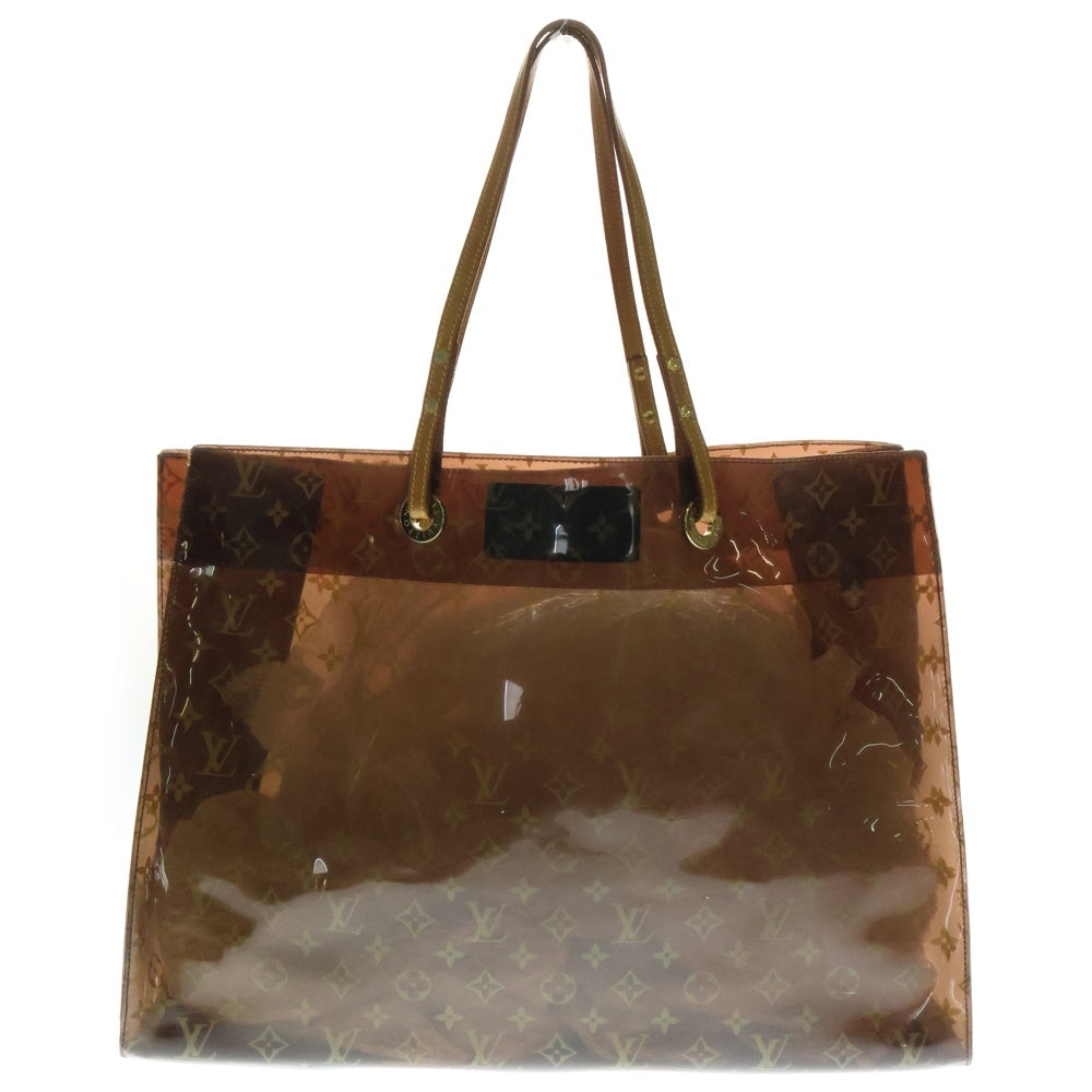 LOUIS VUITTON(ルイヴィトン) モノグラム カバ クルーズ ビニール トートバッグ ブラウン M50500