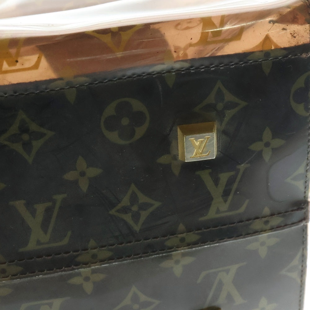 LOUIS VUITTON(ルイヴィトン) モノグラム カバ クルーズ ビニール トートバッグ ブラウン M50500